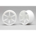 Racing Performer 6 Spoke Drift Wheels (12mm Hex) (White) (8mm Offset)