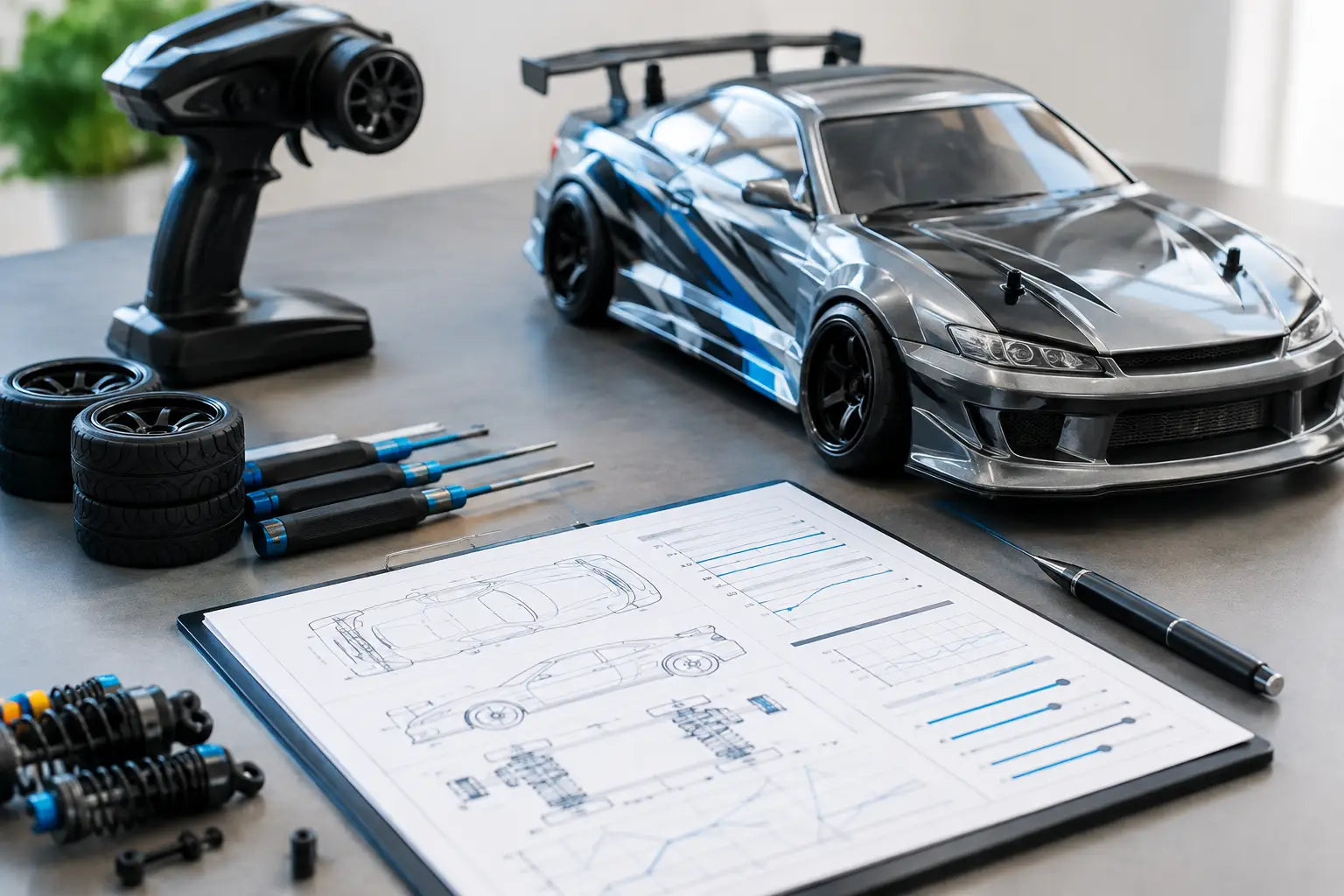 Drift Car Setup Sheet for Consistent RC Tuning