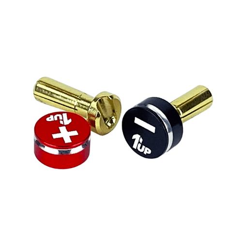 1up Racing 4mm LowPro Bullet Plugs with Grips