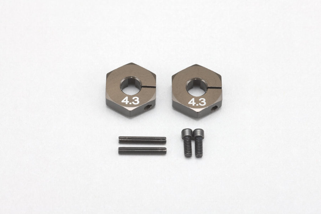B4-011FA Yokomo Front Wheel Hexes (4.3)