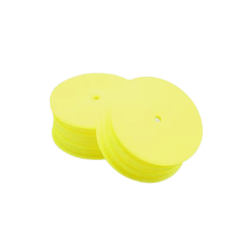 B4-821A Yokomo 12mm Hex 1/10 4WD Front Buggy Wheels (Yellow) (2