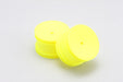 B4-827A Yokomo 12mm Hex 1/10 Rear Buggy Wheels (Yellow) (2)