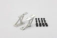 D-056LA Yokomo Aluminum Wing Stay (Low) (Silver)