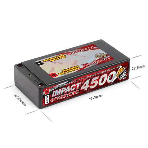 Muchmore Racing IMPACT [Silicon Graphene] LCG HV FD4 4500mAh/7.6V 130C Shorty Battery