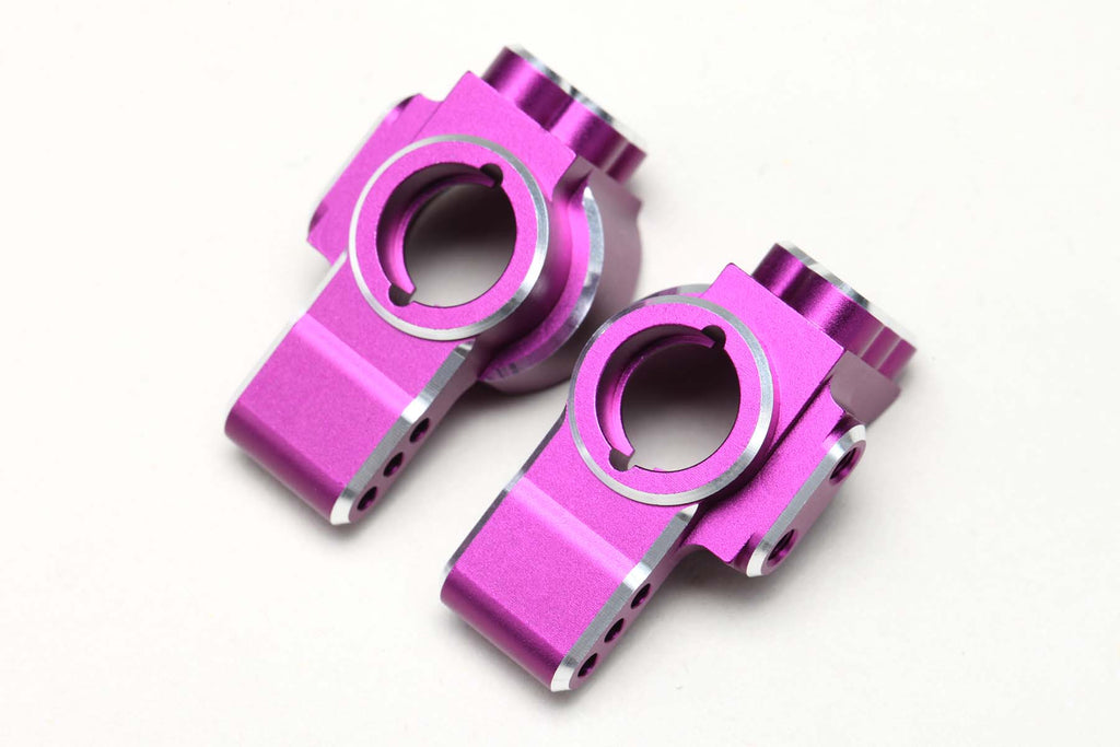 RD-415ARP Yokomo Aluminum Rear Hub Carriers (Purple) — RC Pit Lane