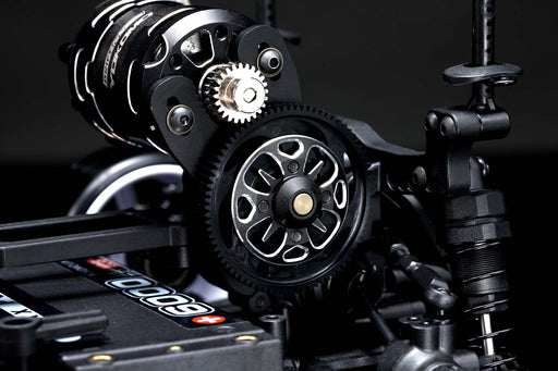 RD-630BK Yokomo Aluminum Lightweight Spur Gear Hub (Black)