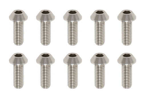 RP-041081A Racing Performer M3x8mm Titanium Button Head Socket Screw