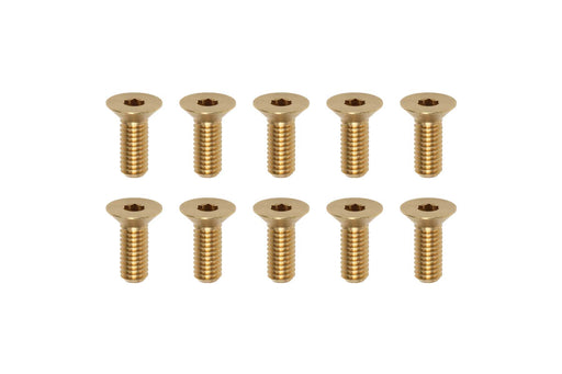 RP-042-08BA Racing Performer M3x8mm Brass Flat Head Socket Screw
