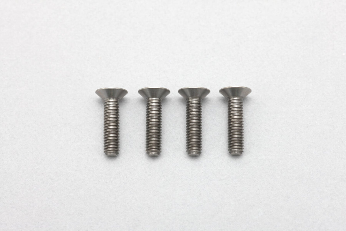 RP-042-12A Racing Performer M3x12mm Titanium Flat Head Socket Screw (4 ...