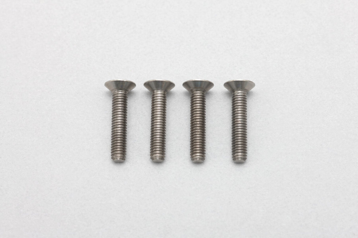 RP-042-15A Racing Performer M3x15mm Titanium Flat Head Socket Screw (4 ...