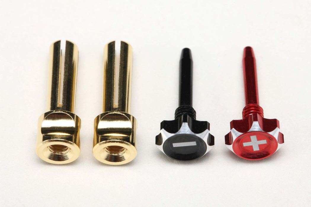 RP-124-4 Yokomo Racing Performer Quick Lock Connector w/4mm Bullet Plugs
