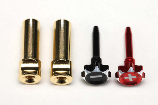 RP-124-5 Yokomo Racing Performer Quick Lock Connector w/5mm Bullet Plugs