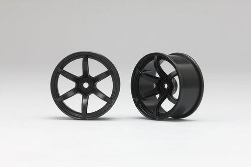 RP-6213B6A Racing Performer 6 Spoke Drift Wheels (12mm Hex) (Black) (6mm Offset)