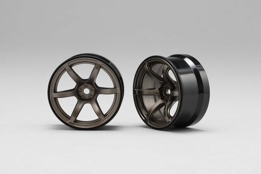 RP-6313T6A Racing Performer 6 Spoke High Traction Drift Wheels (12mm Hex) (Titanium) (6mm Offset)