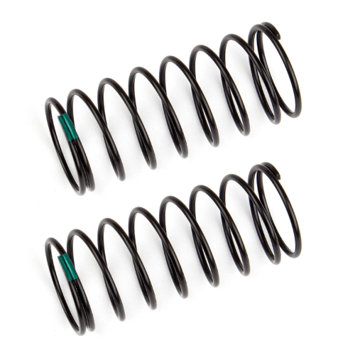 Team Associated Front Shock Springs - Green - 3.1 lb/in - L 44mm