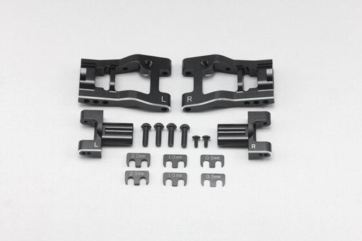 Y2-008RAA Yokomo Adjustable Rear "H" Arm Kit (Black)