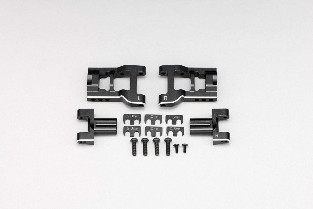 Y2-008RASA Yokomo Adjustable Rear Short "H" Arm Kit (Black)