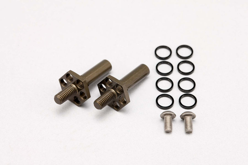 Y2-010FHA Yokomo Aluminum UL Front Axle w/5mm Hub Adjustment (1mm to 4mm)