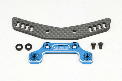 Y2-017AGBL Yokomo Graphite/Aluminum Hybrid Front Shock Tower (Blue)
