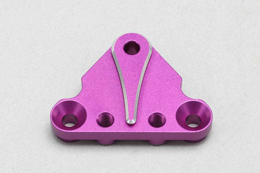 Y2-202PA Yokomo Aluminum Roundly Slide Rack Base (Purple)