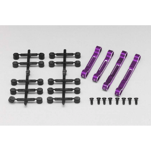 Y2-301APA Yokomo Aluminum Adjustable Suspension Mount Set (Purple)