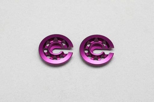 Y2-S3SPA Yokomo SLF Front Shock Spring Cup (Purple)