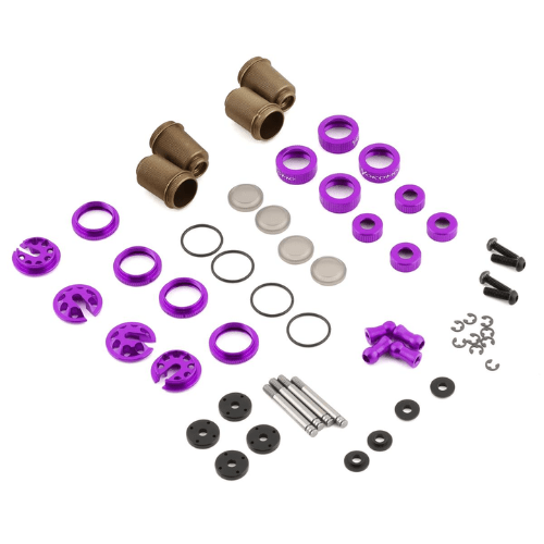 Y2-SBBSPA Yokomo SLF (Super Low Friction) Aluminum Big Bore Shock Set (Purple)