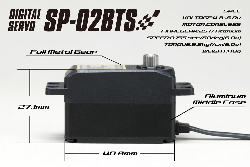 Yokomo SP-02BTS Low Profile Servo