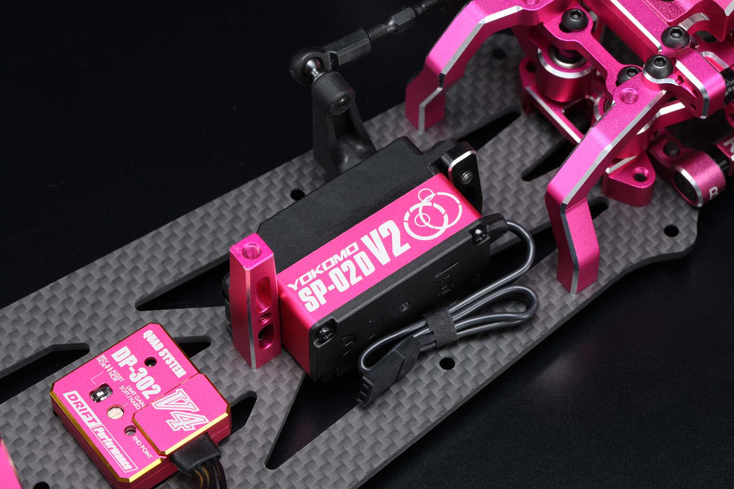 Yokomo SP-02D V2 Programable Digital Low Profile RWD Drift Servo (Pink)