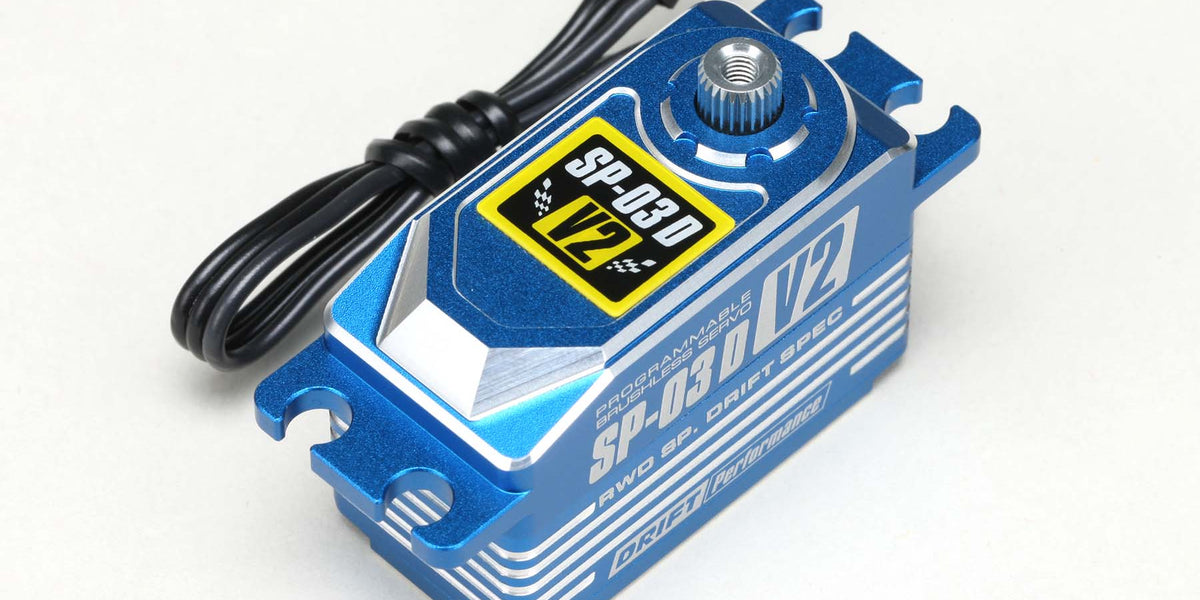 Yokomo SP-03 D V2 Programable Brushless Drift Servo (Blue) — RC