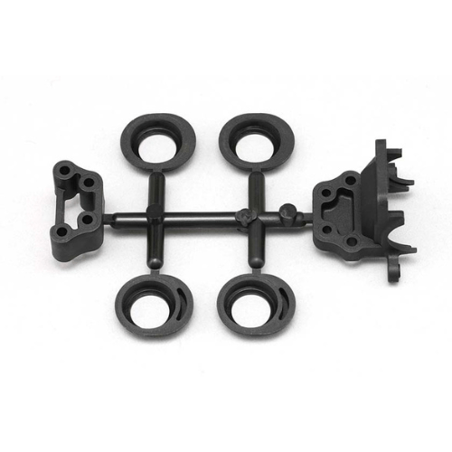 Z2-302CTG Yokomo Gear Box Cap, Diff Height Adapters & Spacer Set (Graphite)