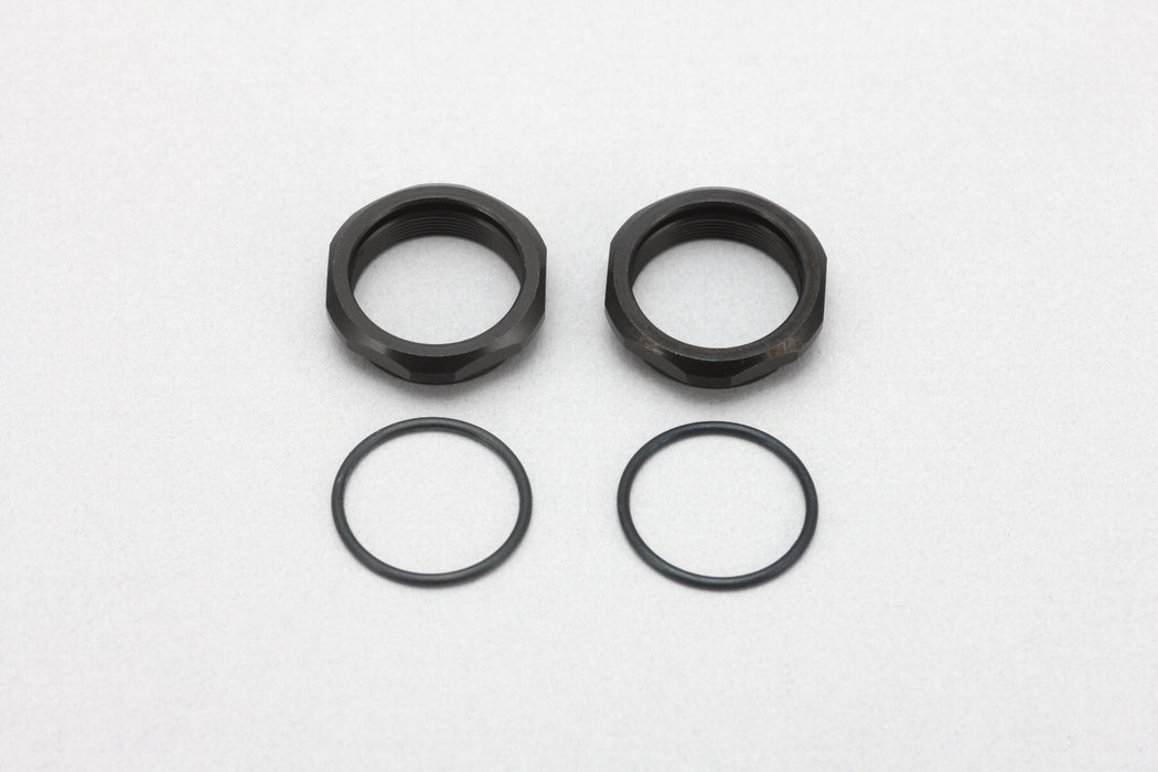 Z2-S4AJA Yokomo Shock Adjuster Nut and O-Ring (2)