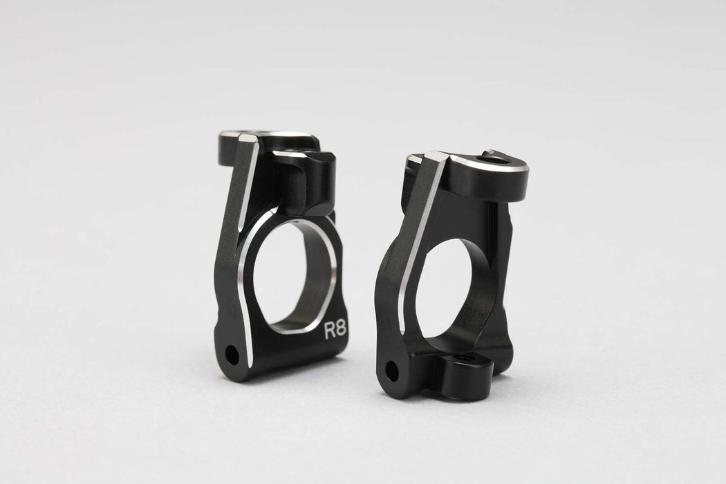 Z4-41308A Yokomo Aluminum Front Steering Hub Carriers (8deg)