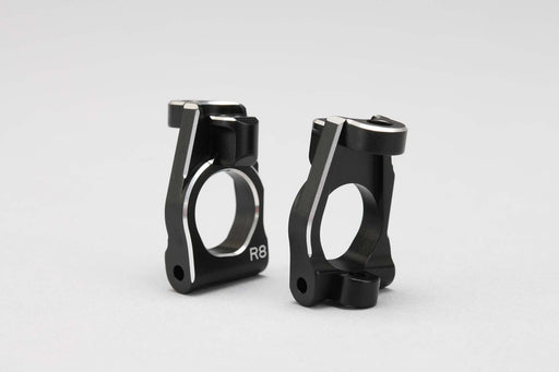 Z4-41308A Yokomo Aluminum Front Steering Hub Carriers (8deg)