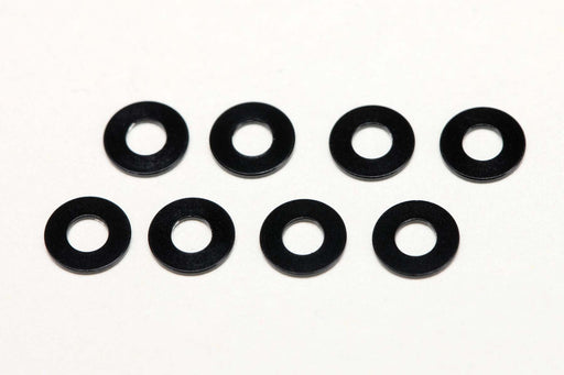 ZC-A2505BA Yokomo 2.5x5x0.5mm Aluminum Shims (Black)
