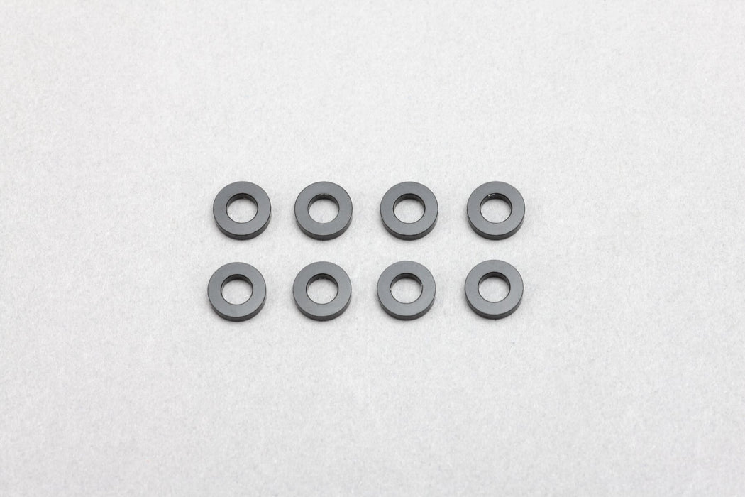 ZC-A3615BA Yokomo 3x6x1.5mm Aluminum Shims (Black)