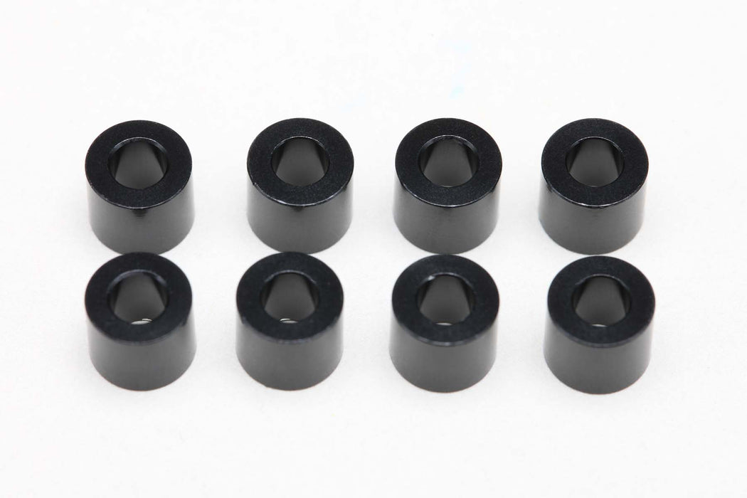 ZC-A3650B Yokomo 3x6x5.0mm Aluminum Shim (Black) (8)