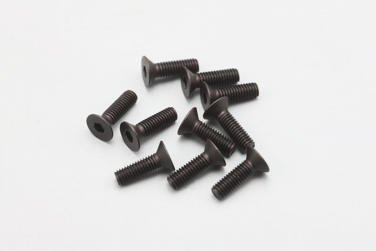 ZC-F310A Yokomo M3x10mm Flat Head Socket Screw (10) — RC Pit Lane