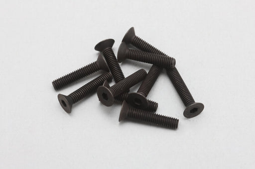 ZC-F315A Yokomo 3x15mm Flat Head Screws (10)