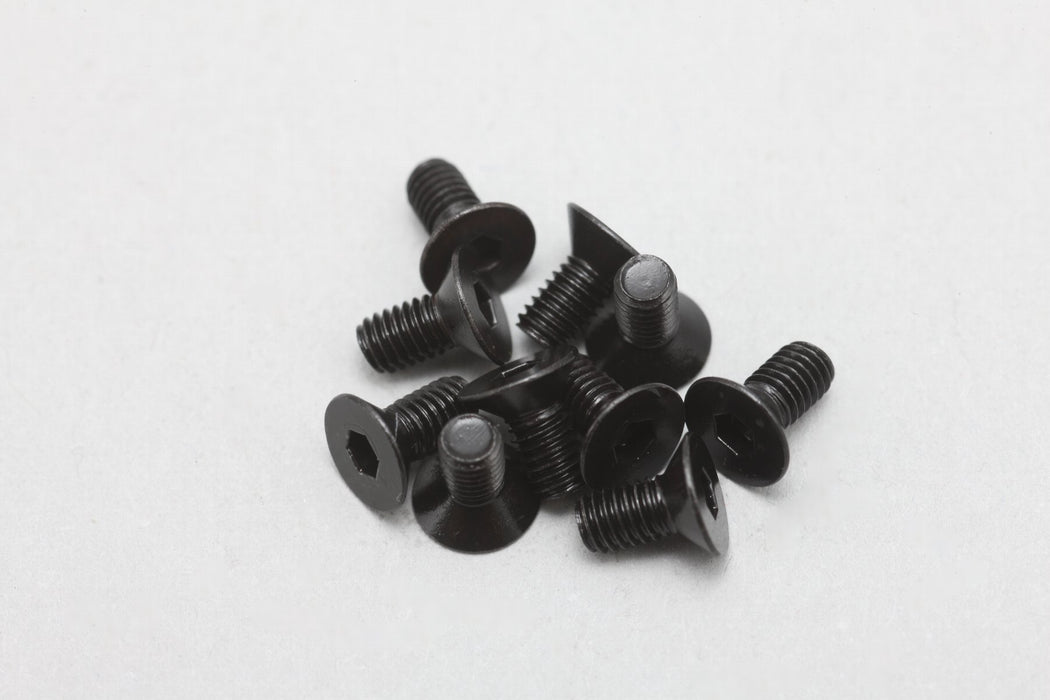 ZC-F36-A Yokomo M3x6mm Flat Head Hex Screw (10)