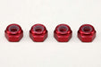 ZC-N3AR Yokomo M3 Aluminum Nylon Lock Nuts (Red