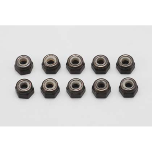 ZC-N3LA Yokomo M3 x 4mm Nylon Locknuts (10)