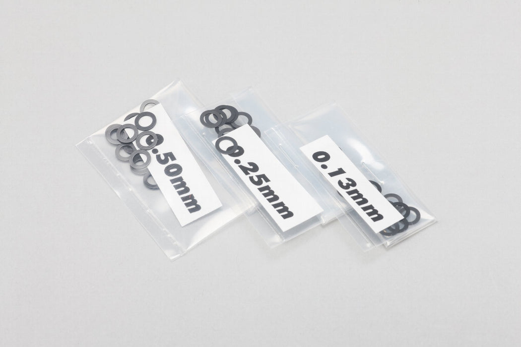 ZC-S40A Yokomo 4.0mm Stainless Steel Spacer Shims (0.13/0.25/0.50mm)