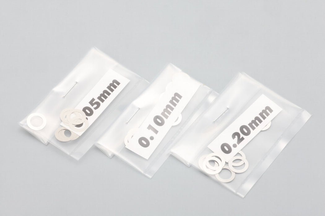 ZC-S50SA Yokomo 5.0mm Stainless Steel Spacer Shims (0.05/0.10/0.20mm)