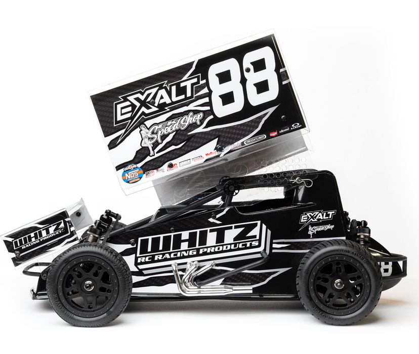 Whitz Racing 1/10 Whiplash Rear 2.2" 12mm Sprint Car Wheels ONLY (2)