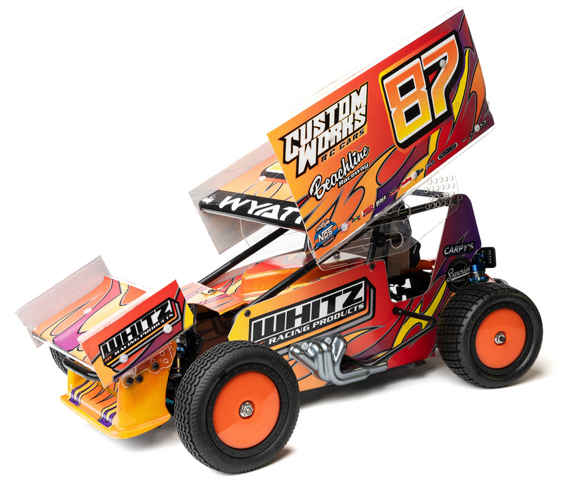 Whitz Racing 1/10 Walkover Rear 2.2" 12mm Sprint Car Tires (2)