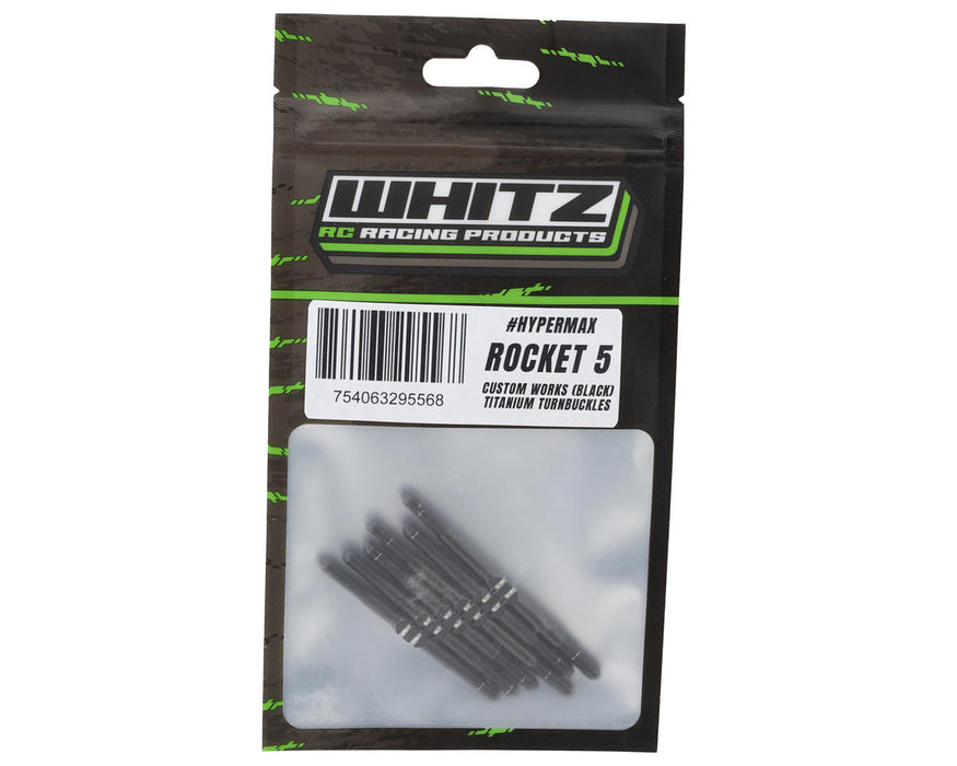 Whitz Racing Custom Works Rocket 5 HyperMax Ti Turnbuckles