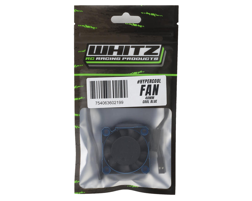 Whitz Racing HyperCool™ Aluminum Cooling Fan - 40mm - Cool Blue