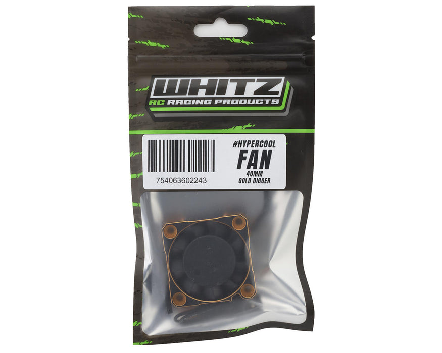 Whitz Racing HyperCool™ Aluminum Cooling Fan - 40mm - Gold Digger