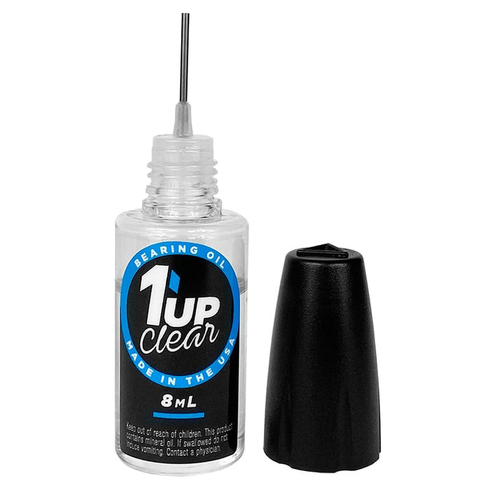 1UP120202 1up Racing Clear Bearing Oil - 8ml Oiler Bottle